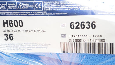 Halyard 62636 36In x 36In 1-Step Sterilization Wrap Technology-Pack of 36